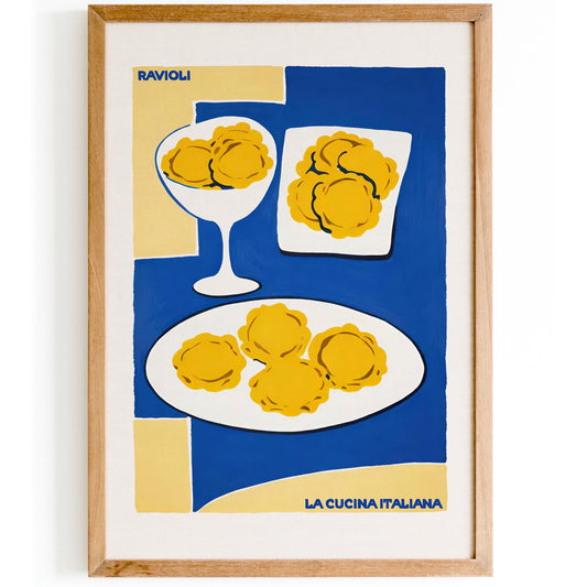 Ravioli Pasta Italian Food Print