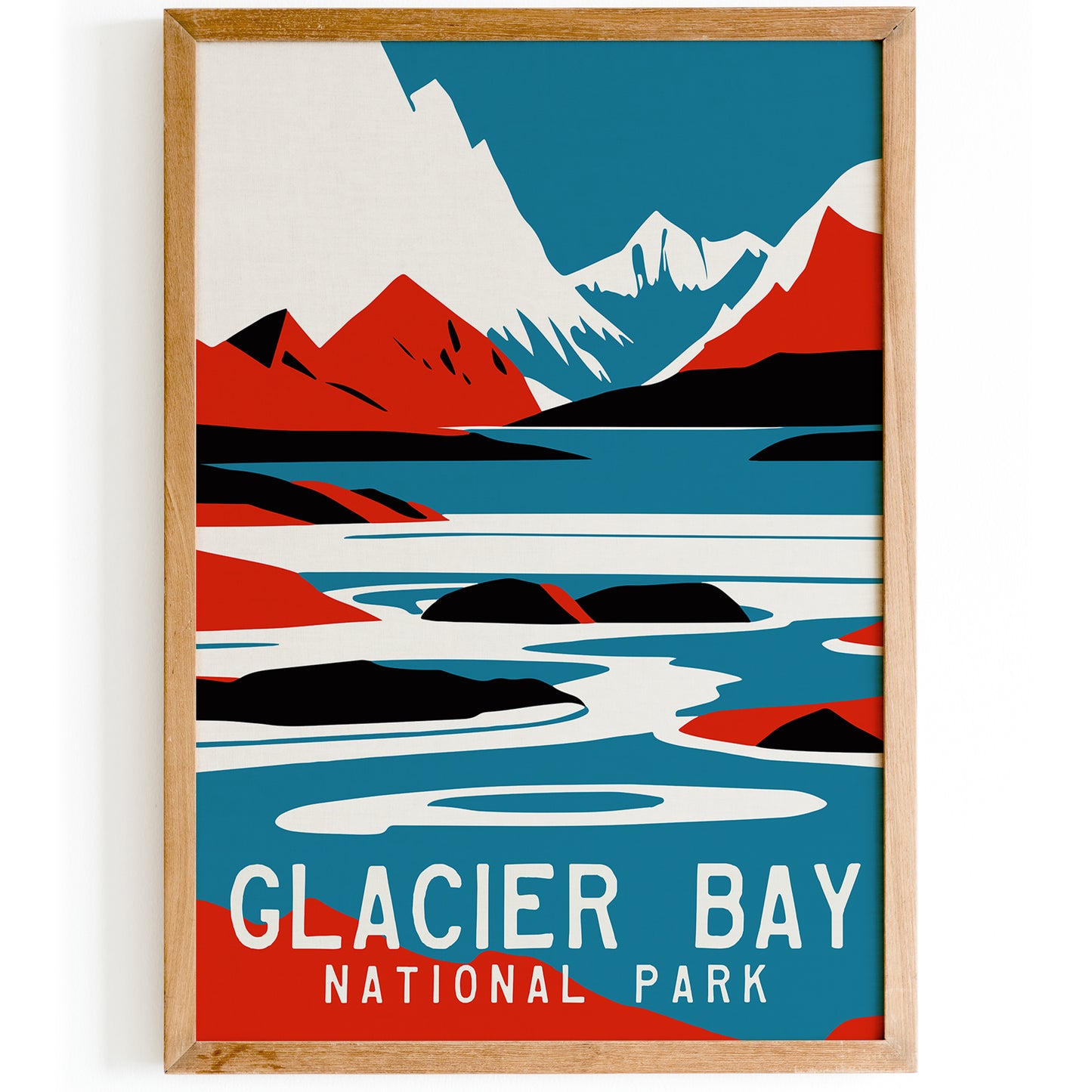 Glacier Bay Travel Poster