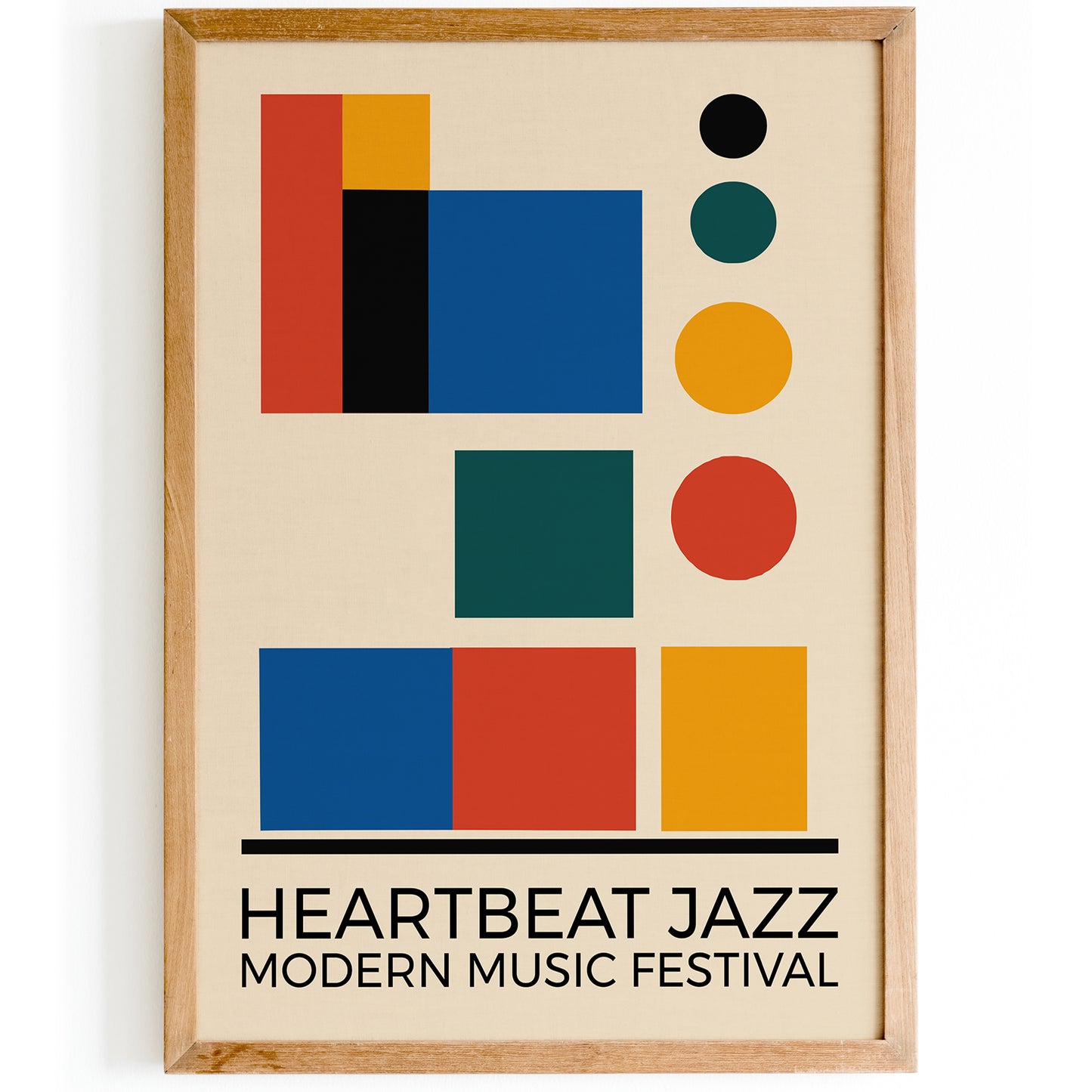 Modern Jazz Bauhaus Style Wall Art 2024