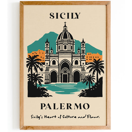 Palermo Sicily Poster 2026