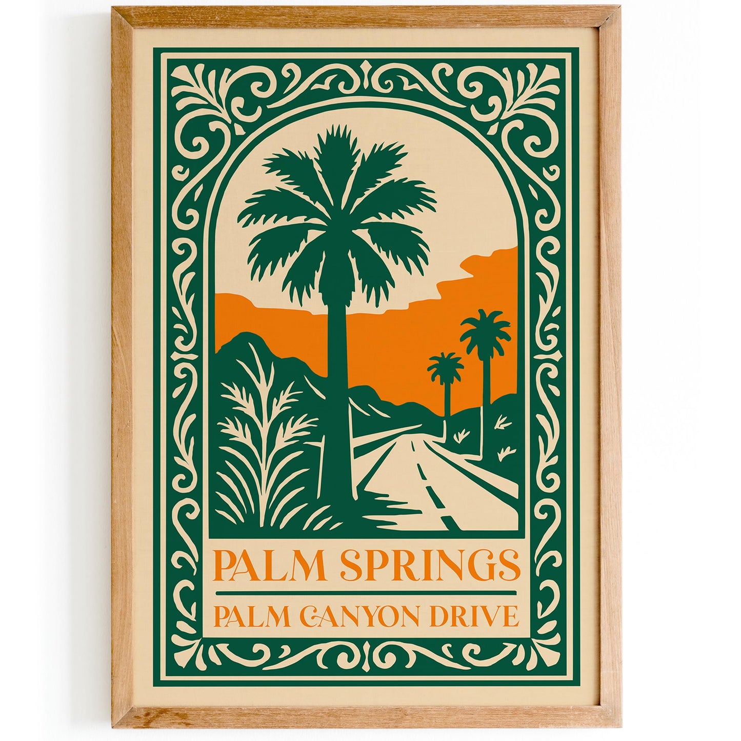 Palm Springs Palm Canyon Drive Poster