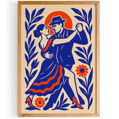 Argentine Tango Dance Poster