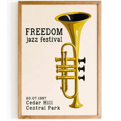 Vintage Jazz Night Poster 1997