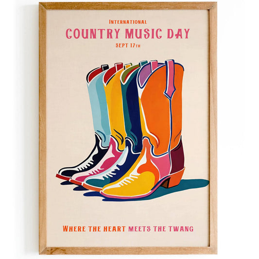 International Country Music Day Poster