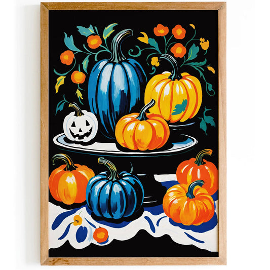 Creepy Spooky Pumpkins Art Print - HypeSheriff