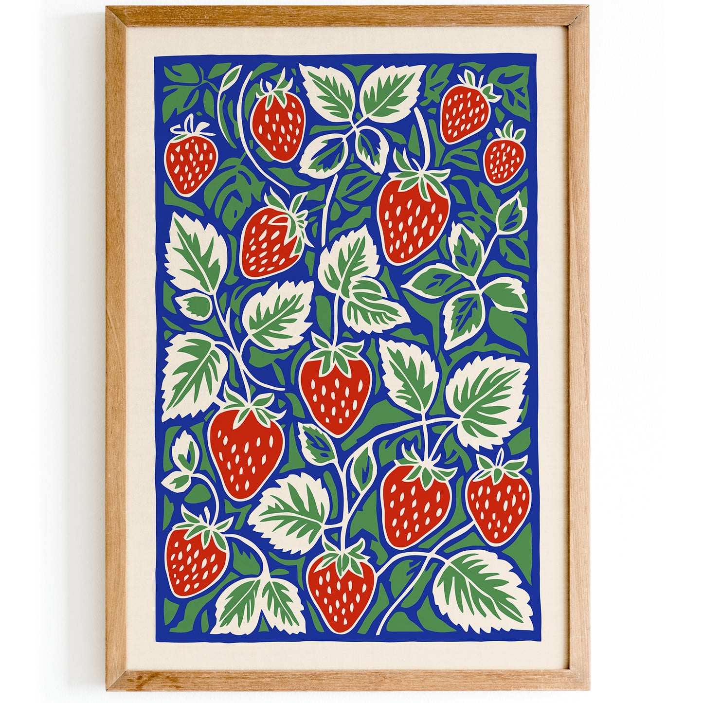 Classic Vintage Strawberry Poster