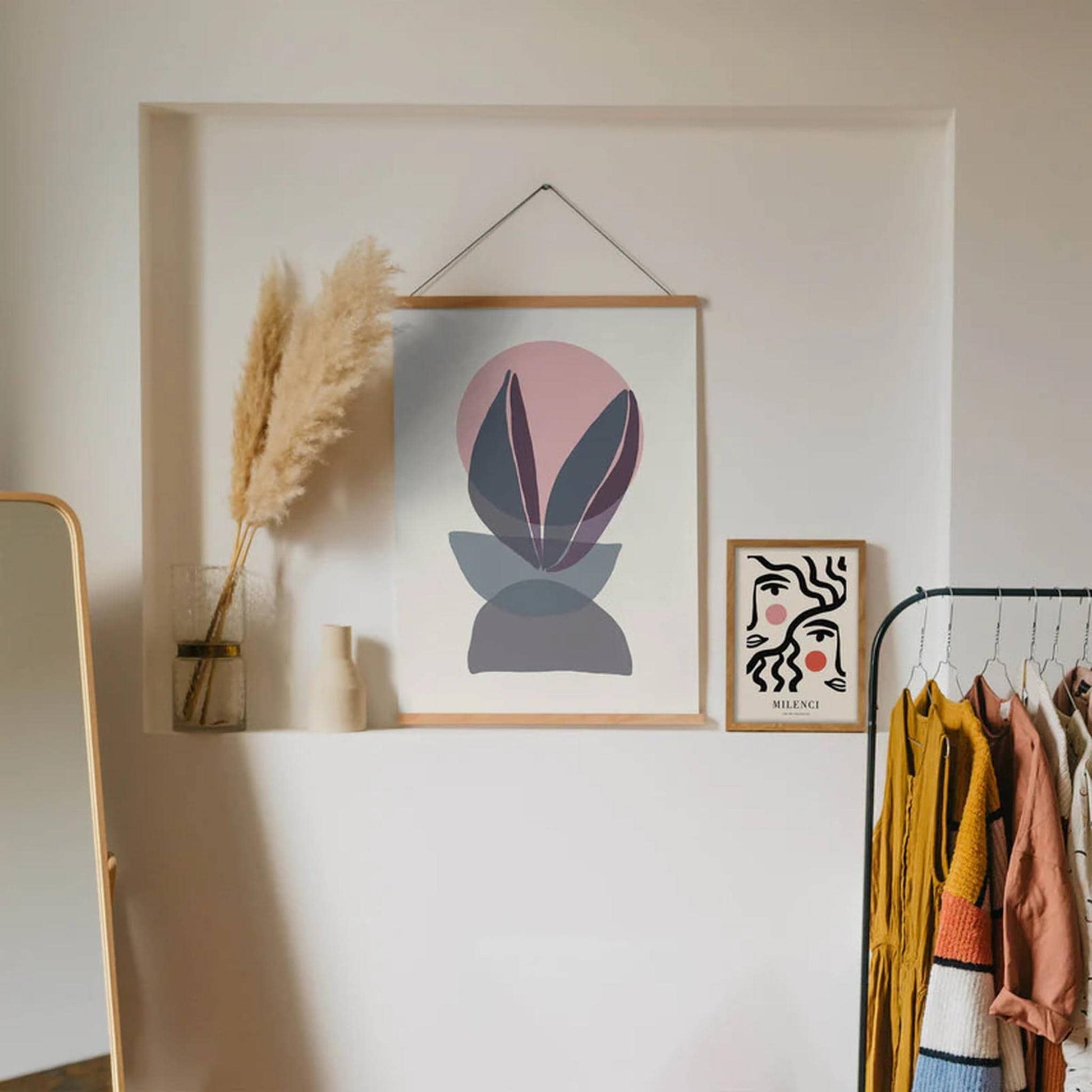 Abstract Pastel Composition Poster - HypeSheriff