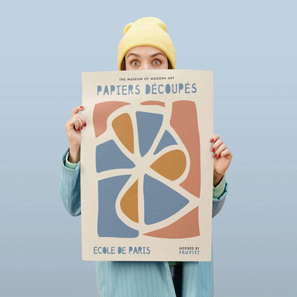 Boho Pastel Cut-Outs Poster - HypeSheriff