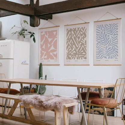 Set of 3 Scandinavian Cutouts Prints - HypeSheriff