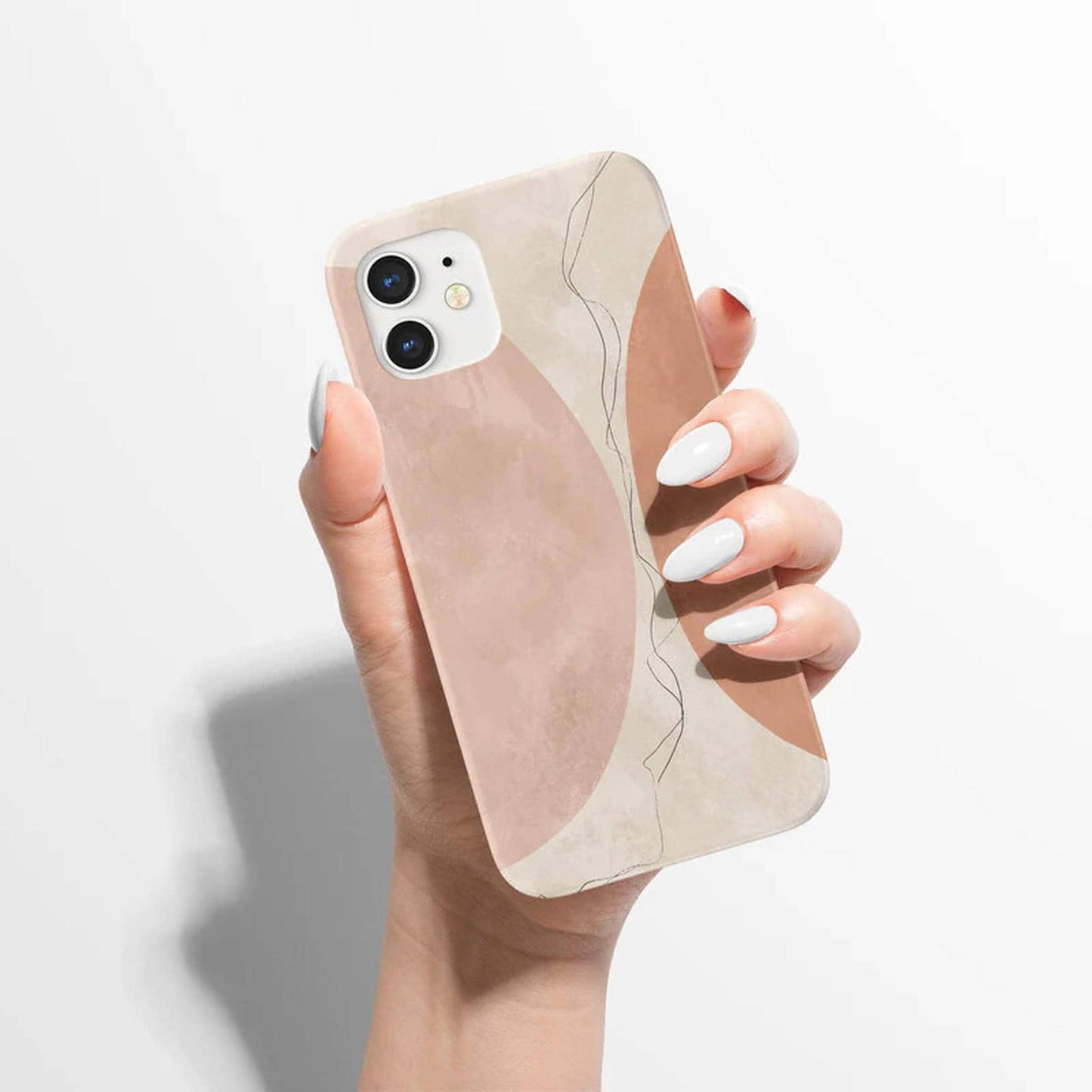 Painted Pastel Abstract Art iPhone Case - HypeSheriff