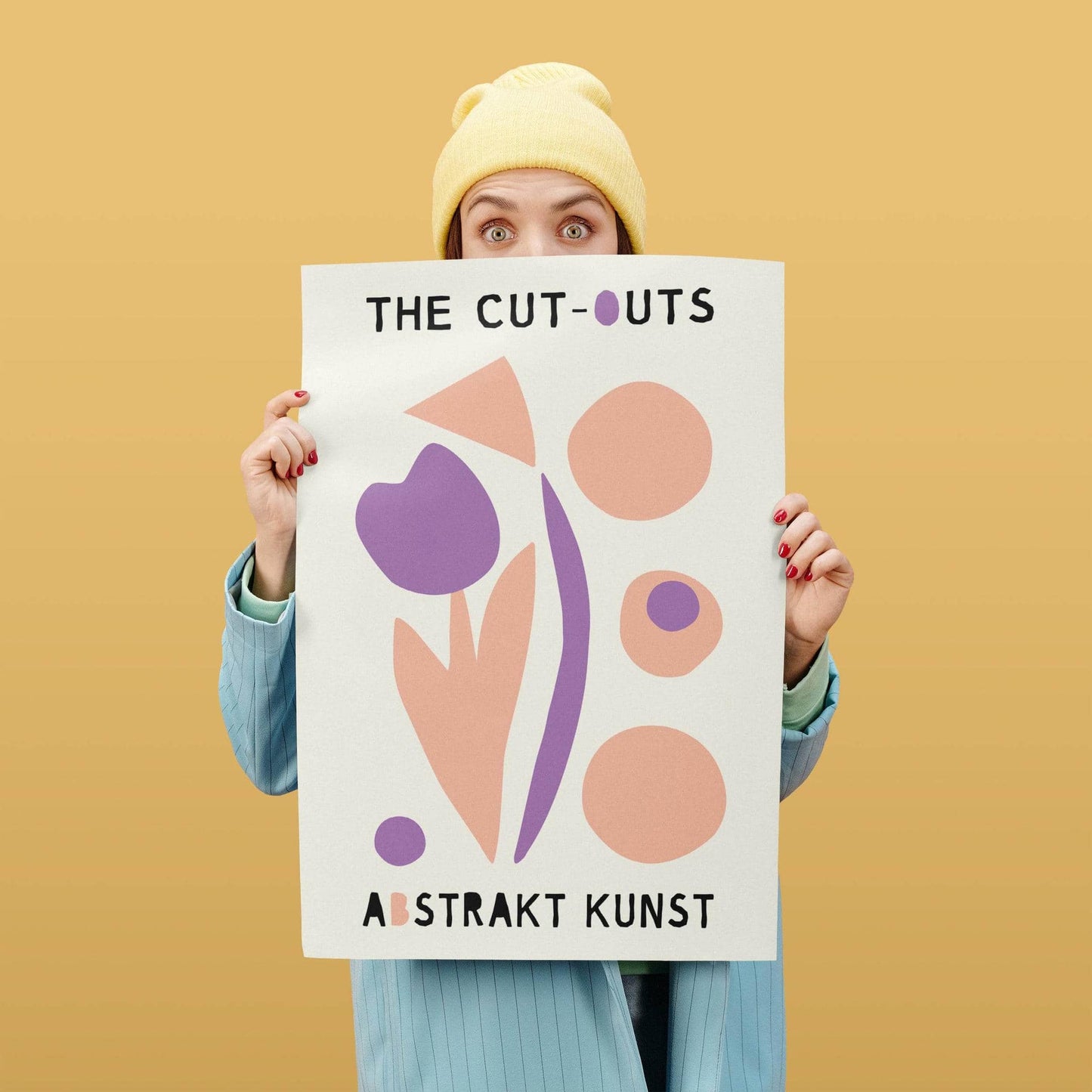 The Cut Outs Abstract Flowers Poster