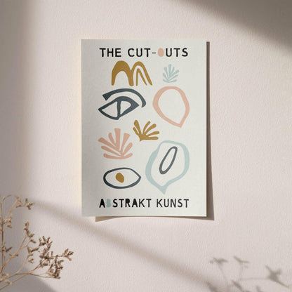 The Cut Outs Abstrakt Kunst Poster