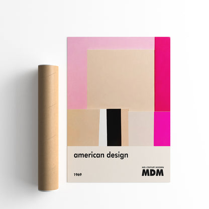 American Design Mid Century Modern Art Print