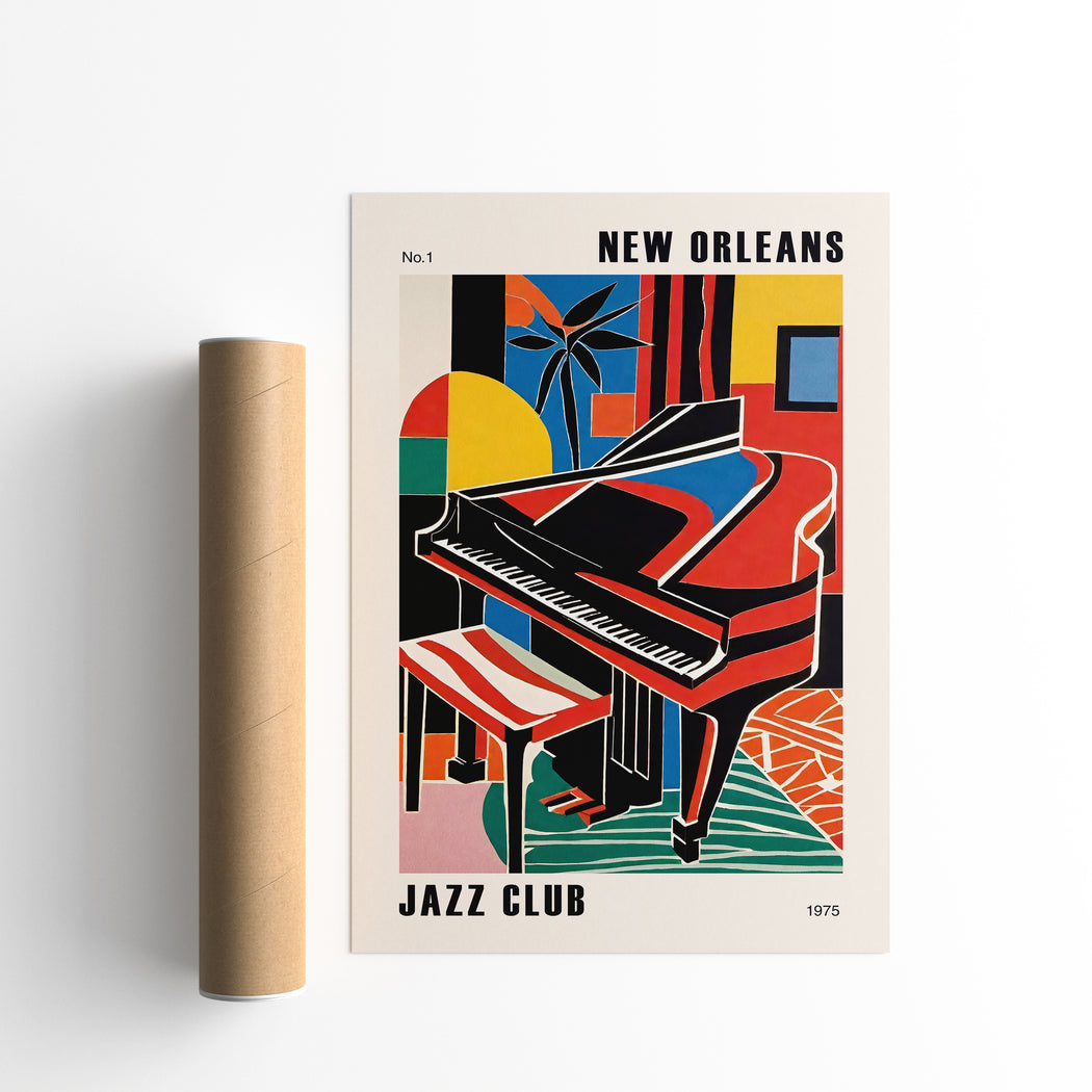 New Orleans Jazz Club Poster