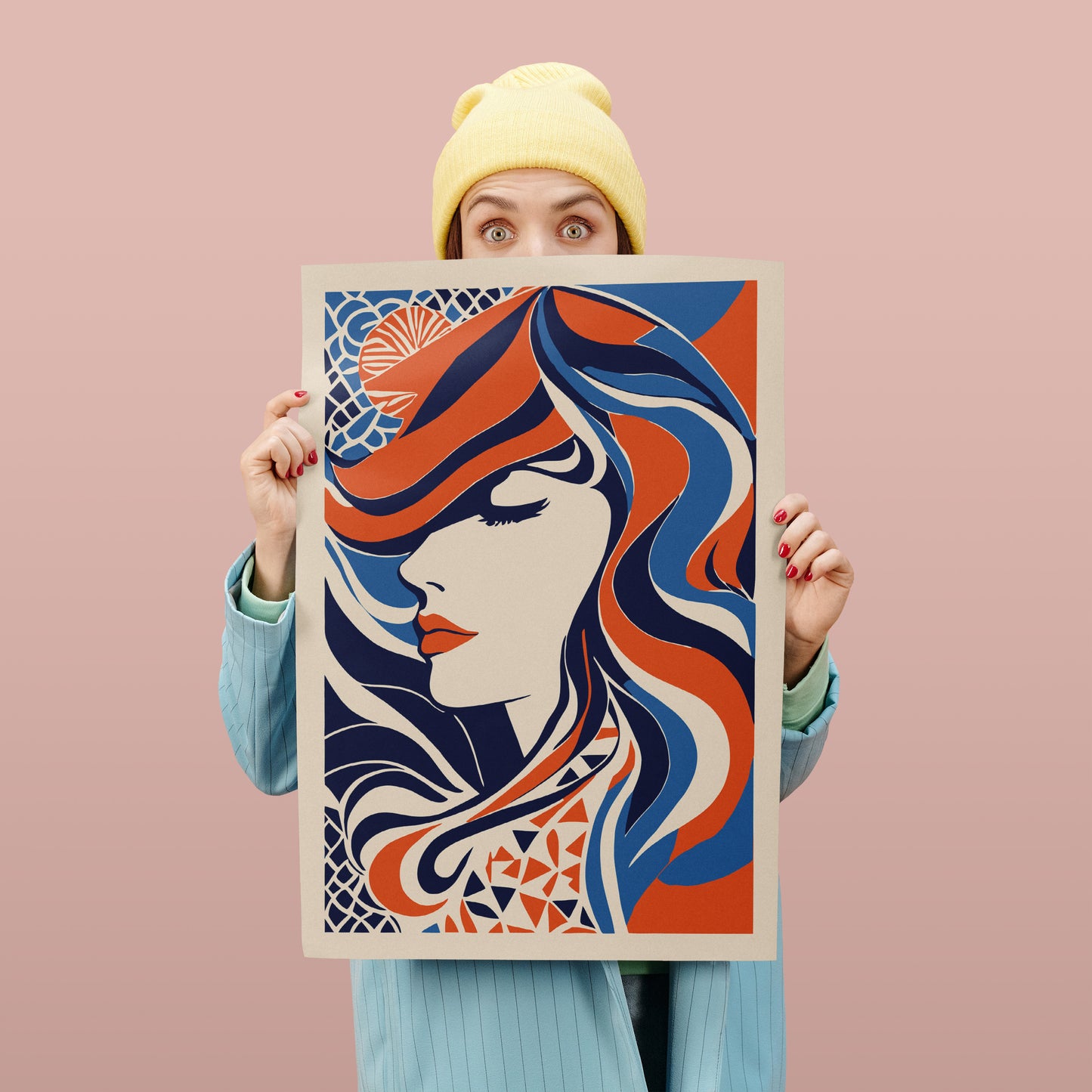 Retro Fashion Woman Poster