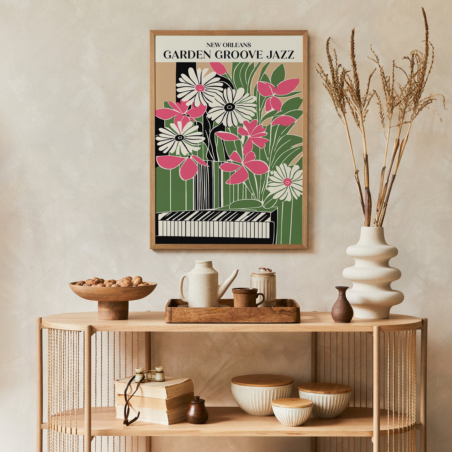 New Orleans Garden Groove Print