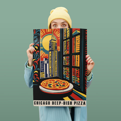 Chicago Pizza Poster