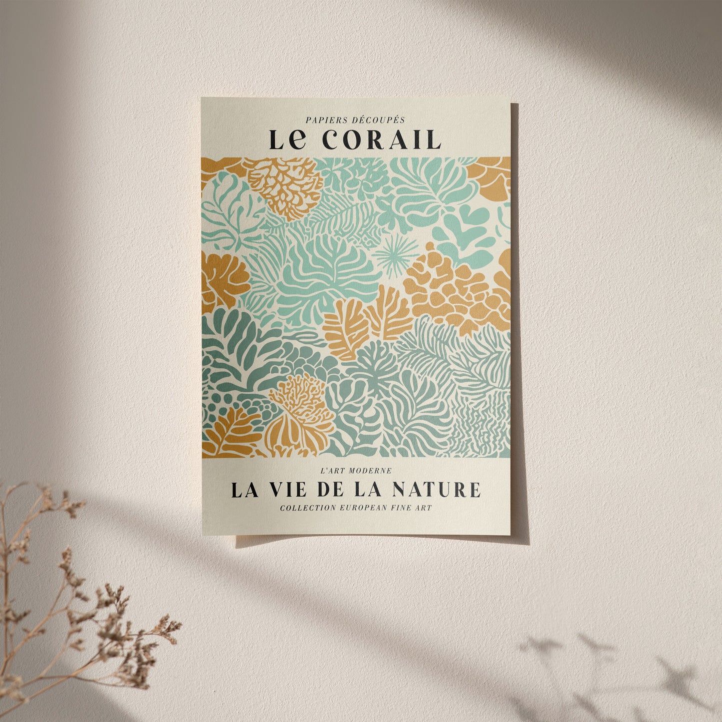 Le Corail Nature Poster