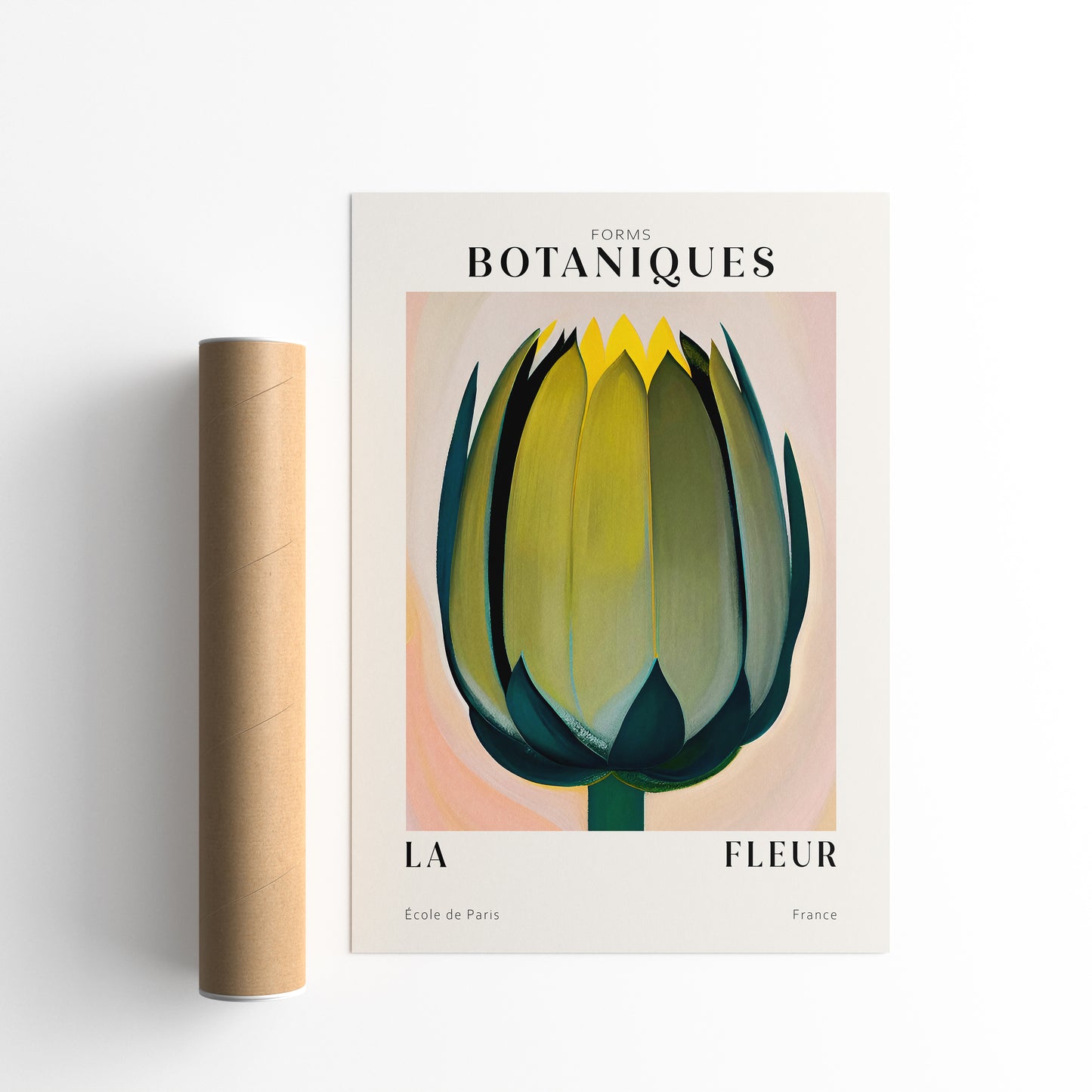 Artichoke Forms Botanique Poster