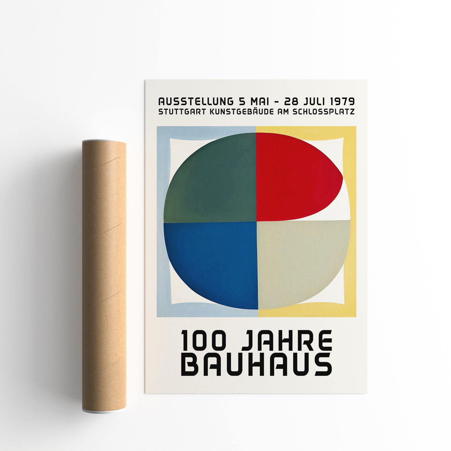 100 Jahre Bauhaus Retro Poster