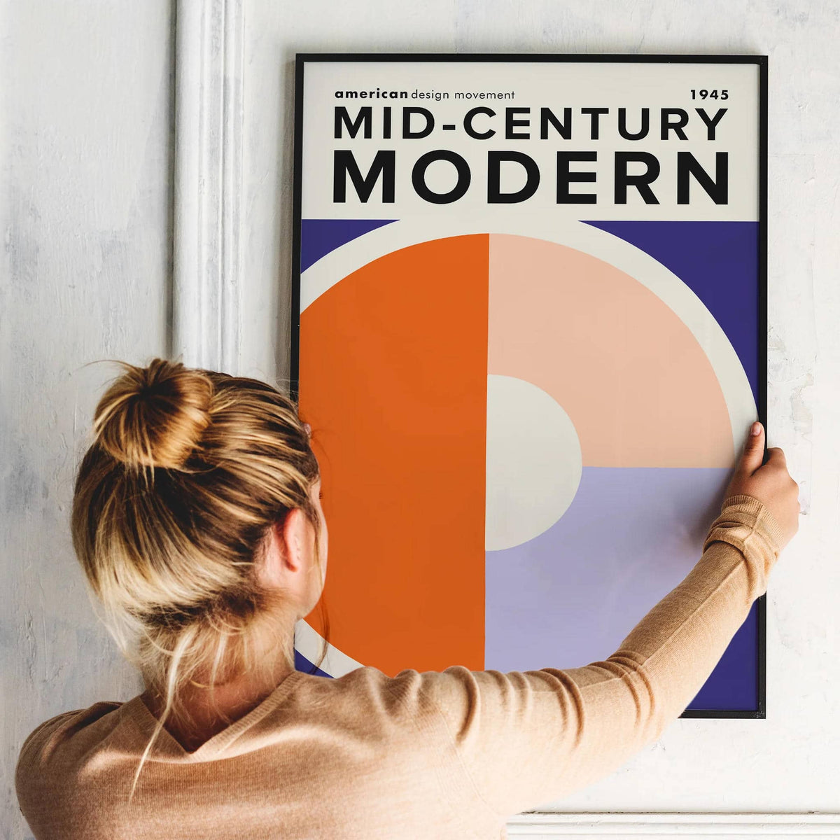Mid Century Modern Geometric Art Print 2025 – HypeSheriff