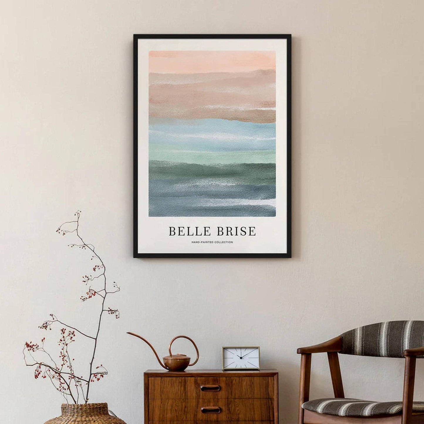 Belle Brise Abstract Modern Poster - HypeSheriff