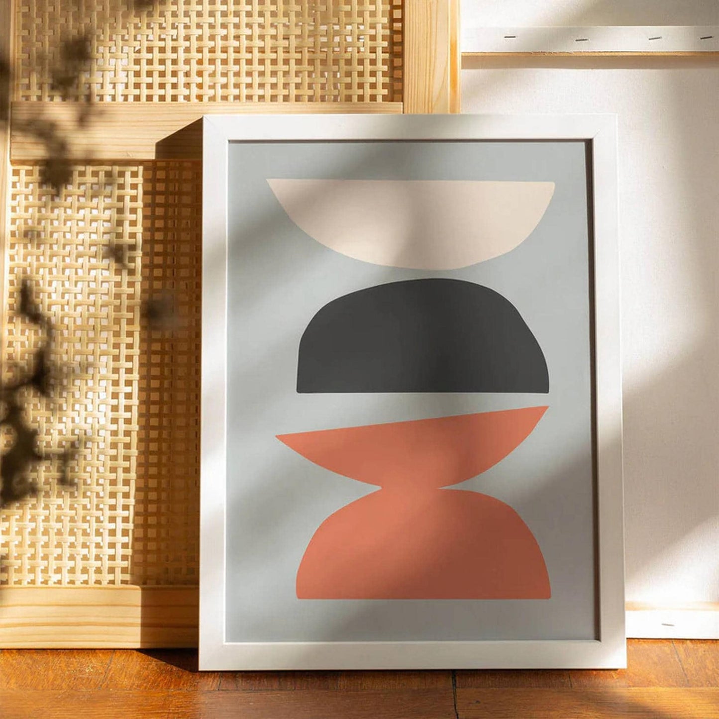 Minimalist Pastel Shapes Poster - HypeSheriff