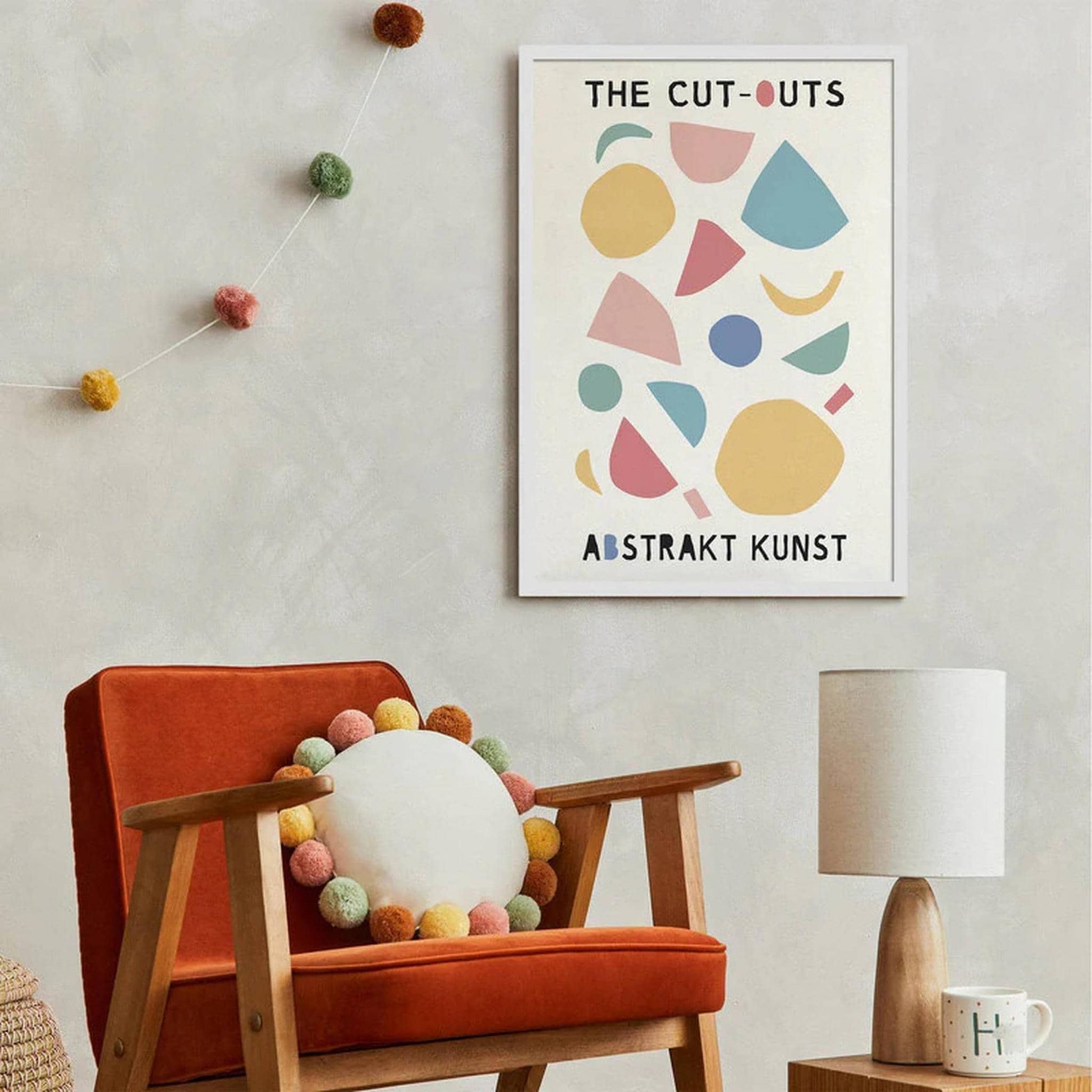 The Cut Outs Abstract Art Poster - HypeSheriff