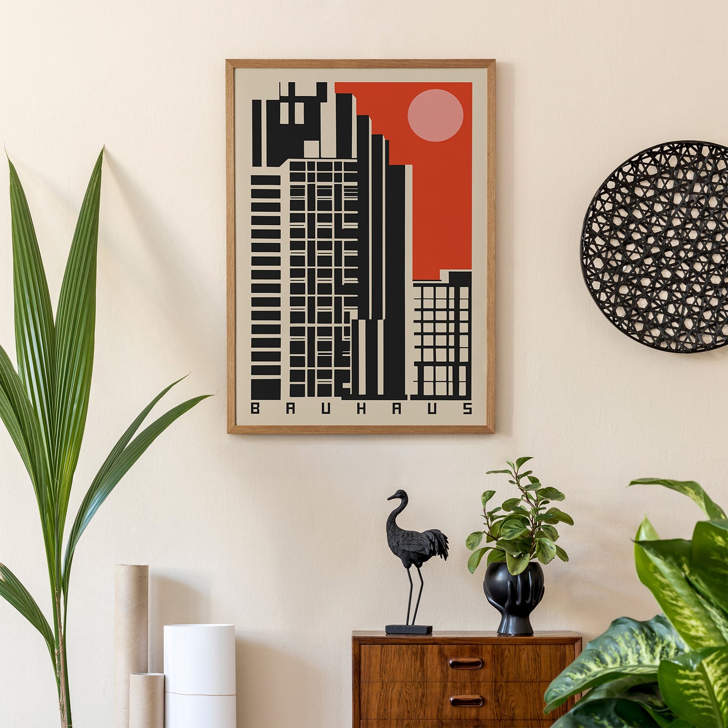 Bauhaus Architecture Modern Wall Art