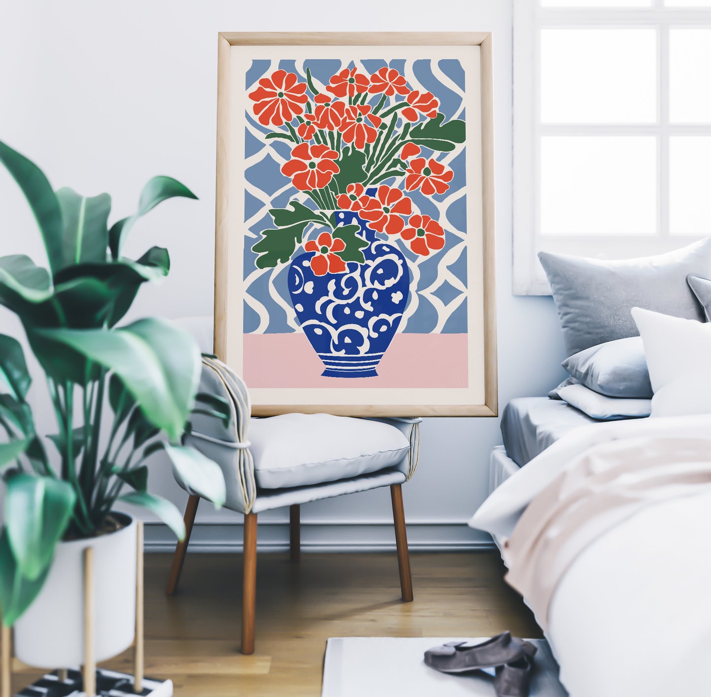 Vase of Flowers Poster