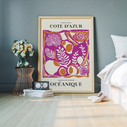 Cote d Azur Oceanique Poster