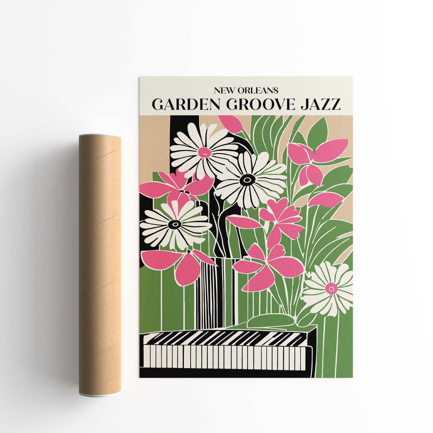New Orleans Garden Groove Print