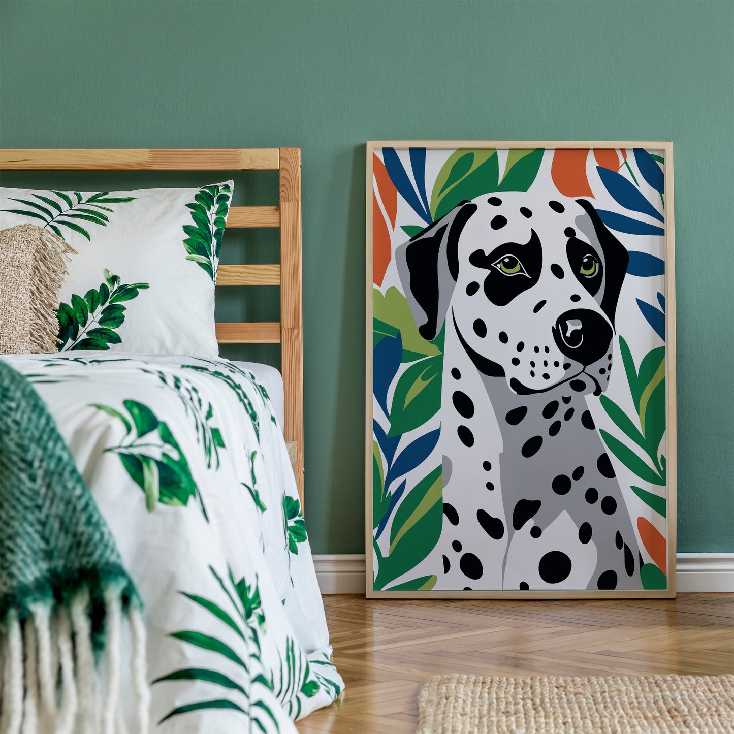 Dalmatian Dog Art Print Kids Room Wall Art