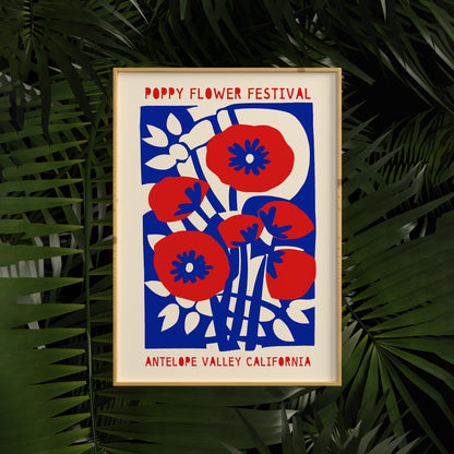 Poppy Flower Festival Poster