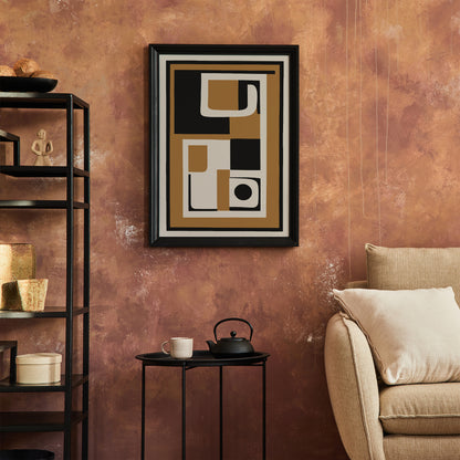 Geometric Abstract Print: Stylish Wall Art