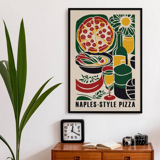 Italian Pizza Poster - HypeSheriff