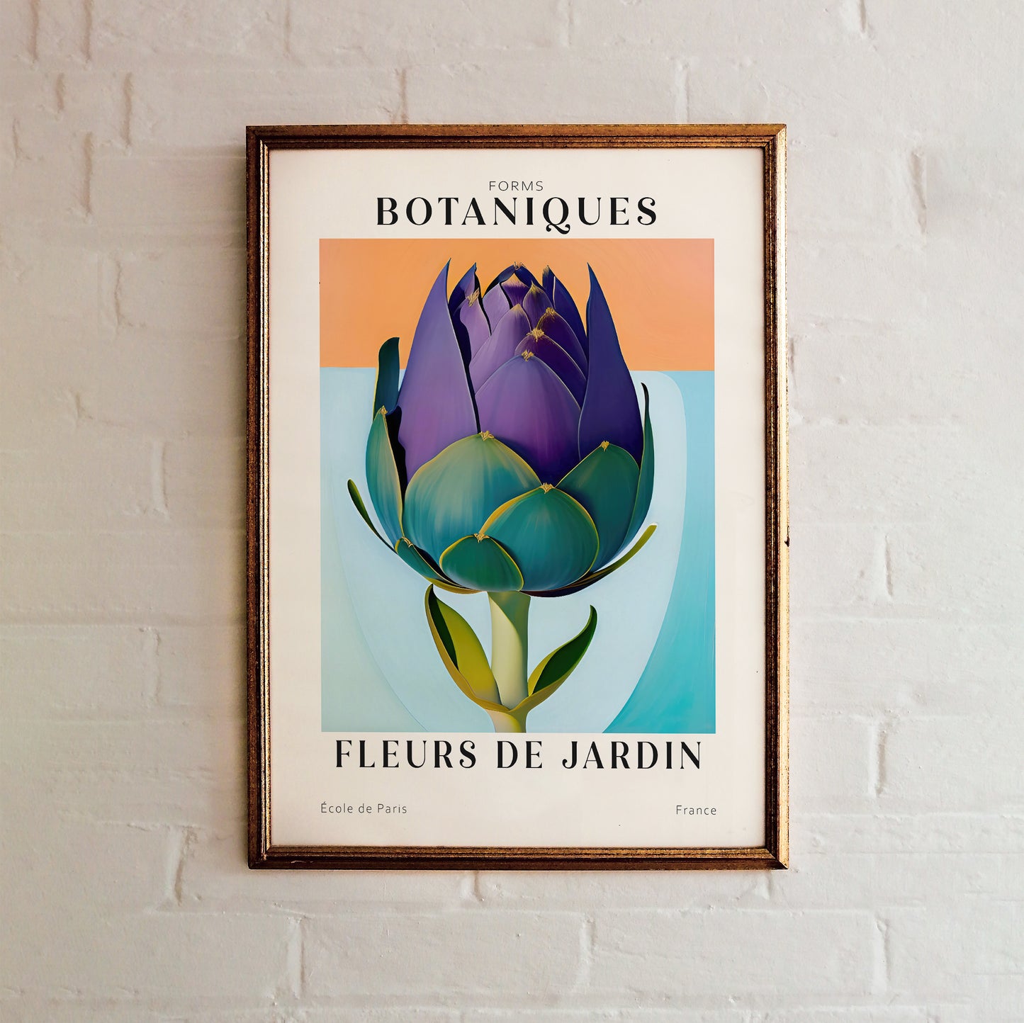 Artichoke Fleur Poster