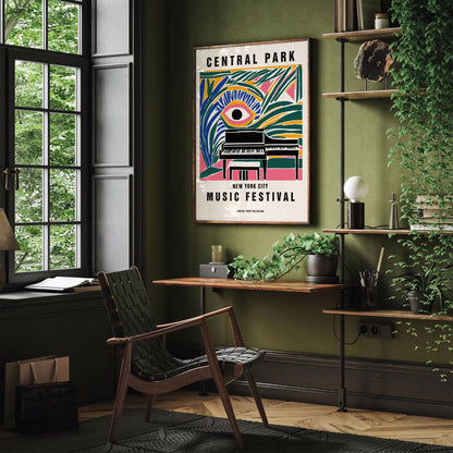 Central Park Music Poster