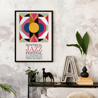 Vintage Montreal Jazz Music Poster
