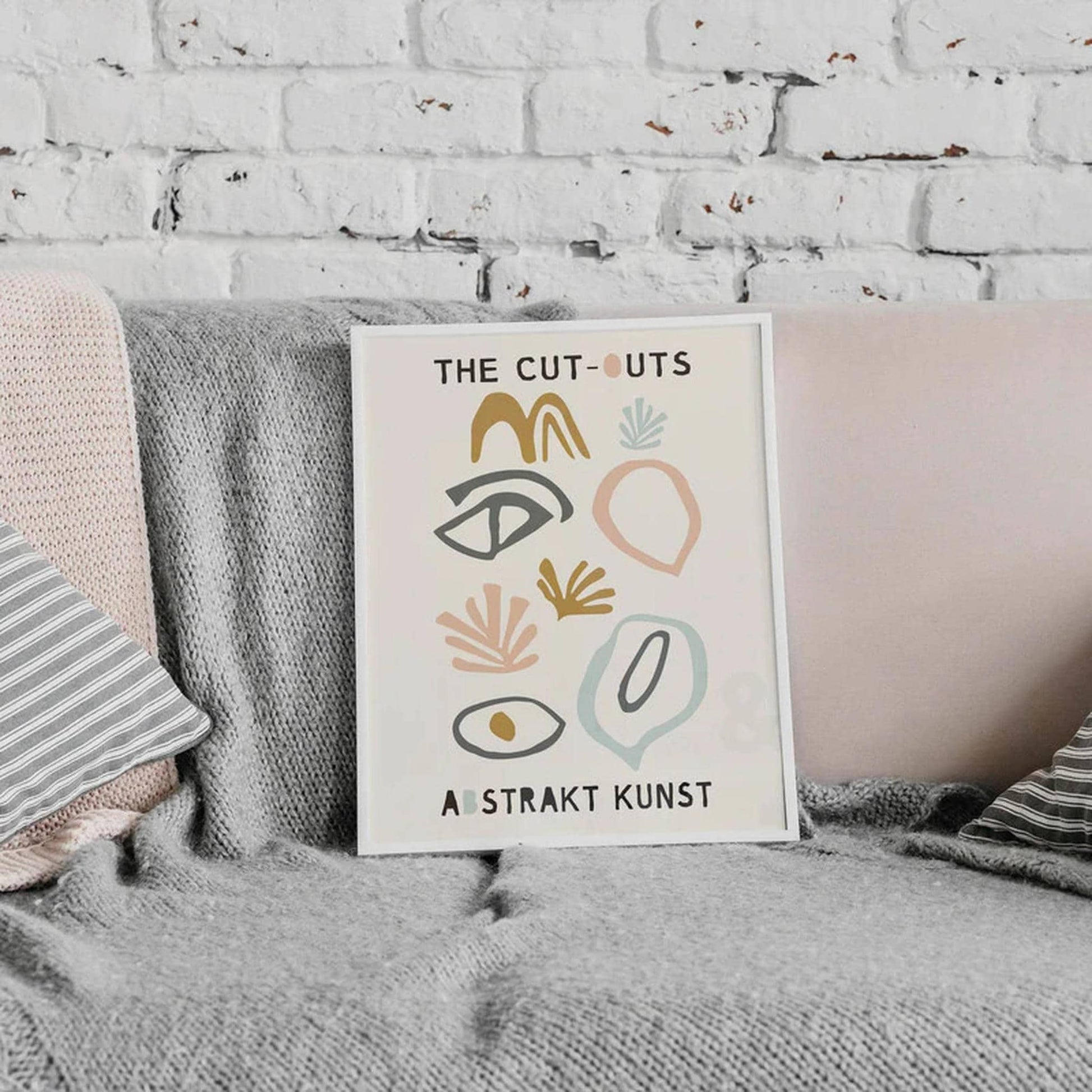 The Cut Outs Abstrakt Kunst Poster - HypeSheriff