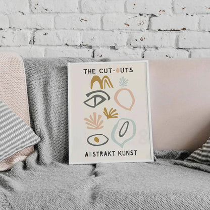 The Cut Outs Abstrakt Kunst Poster - HypeSheriff
