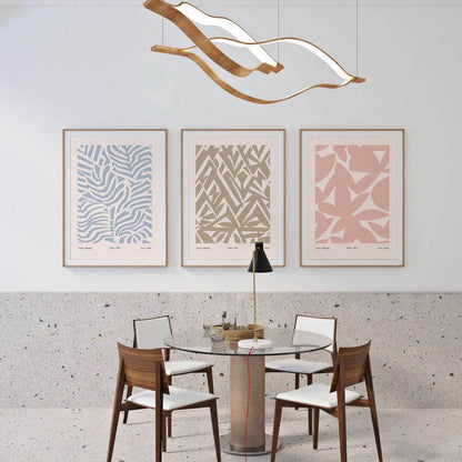 Set of 3 Scandinavian Cutouts Prints - HypeSheriff