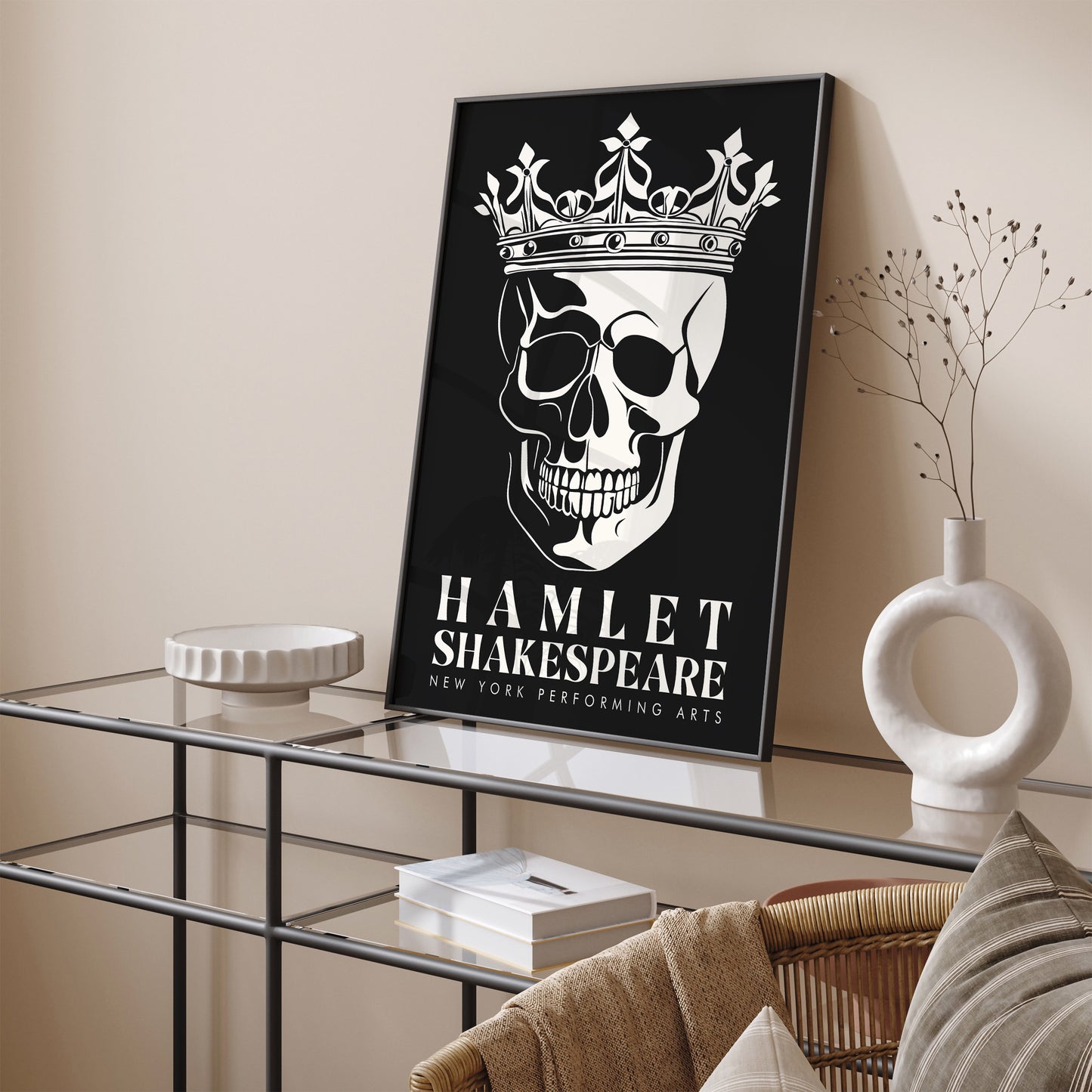 Hamlet Shakespeare NYC Art Print