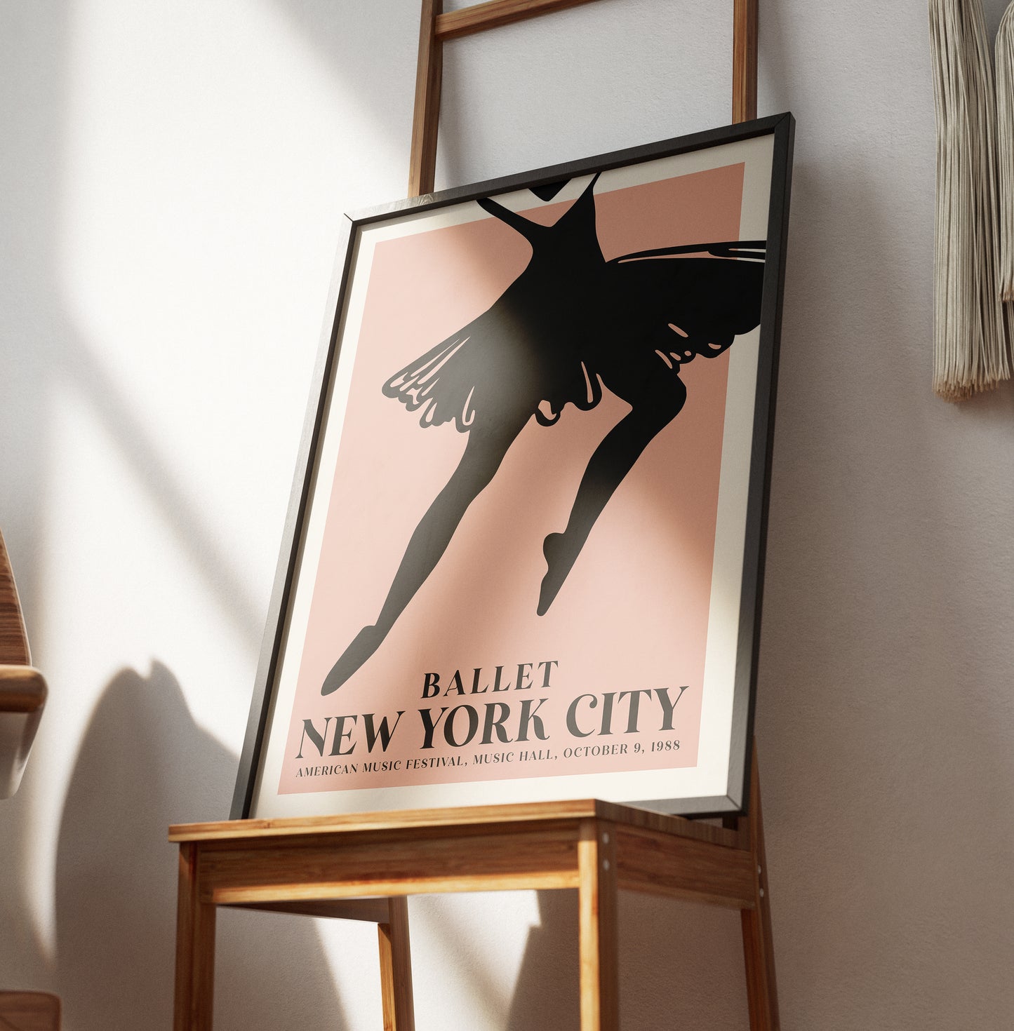 Ballet Retro Poster