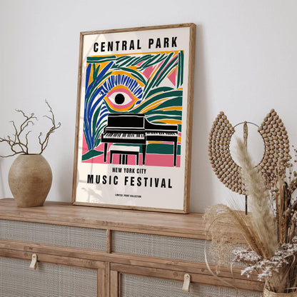 Central Park Music Poster