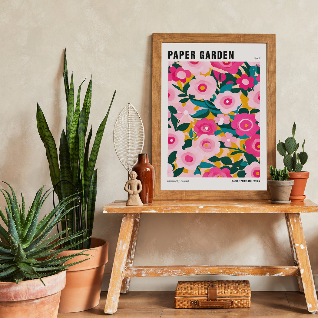 Fauvist Paper Garden Poster