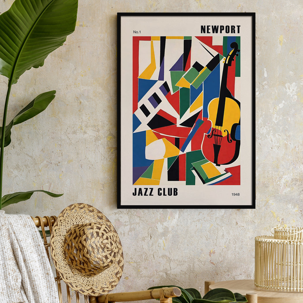 Newport Jazz Club Poster