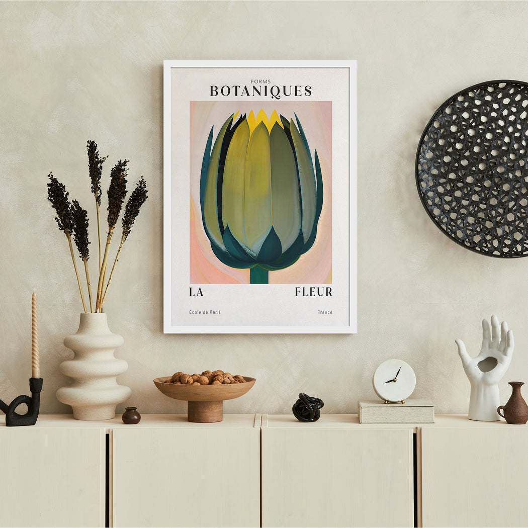Artichoke Forms Botanique Poster