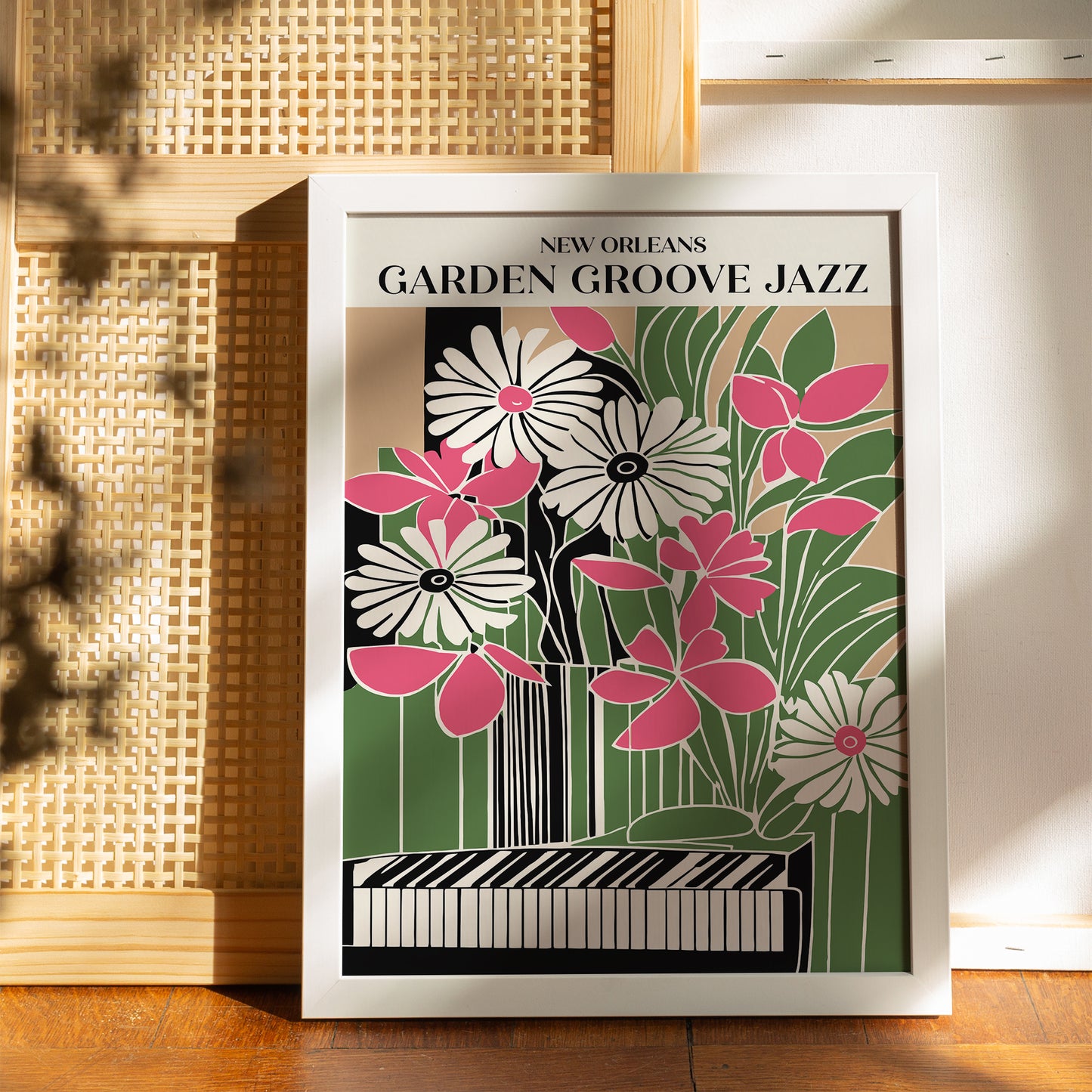 New Orleans Garden Groove Print