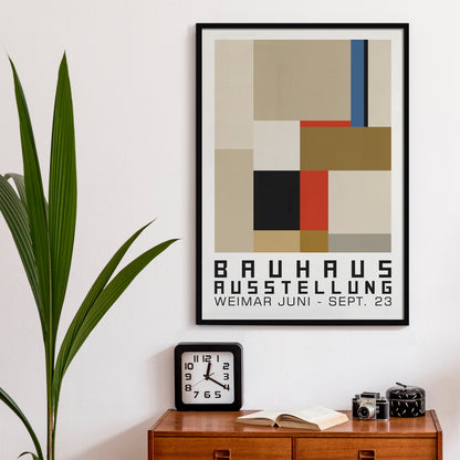 Modern Bauhaus Aesthetic Design Art Print